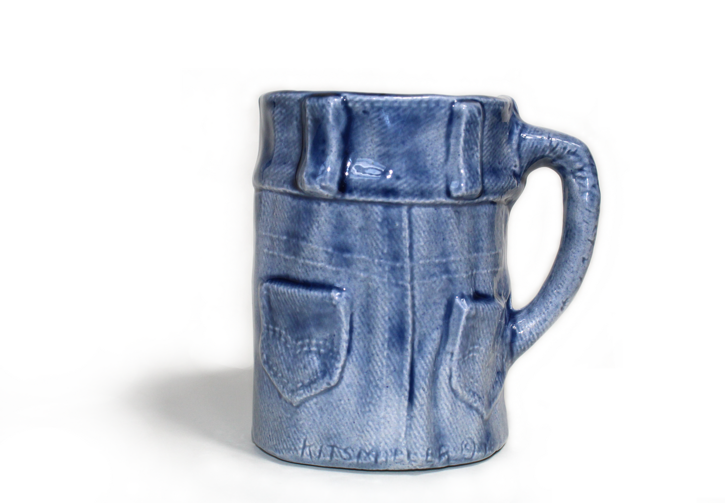 Handmade Ceramic Denim Levi's Mug