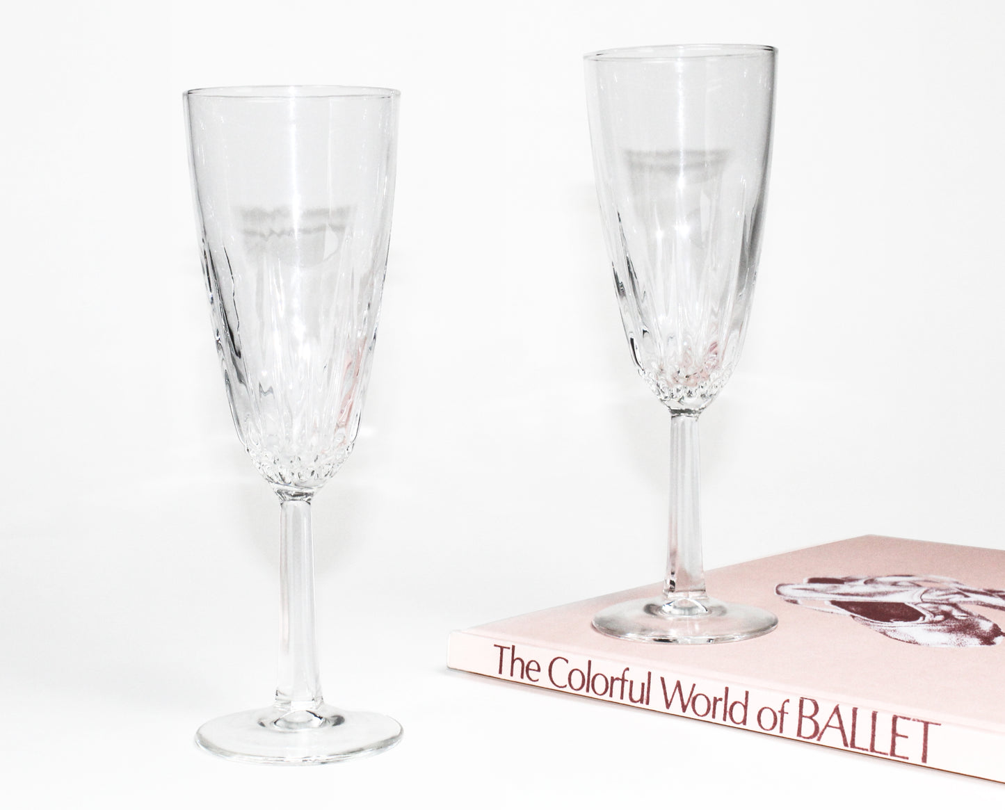 Ribbed Champagne Flutes