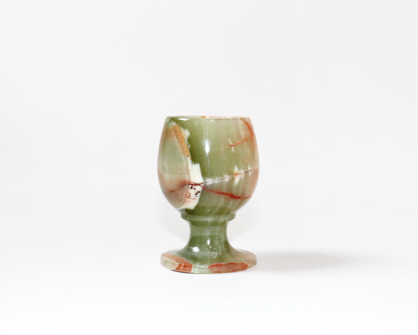 Green Onyx Shot Cup