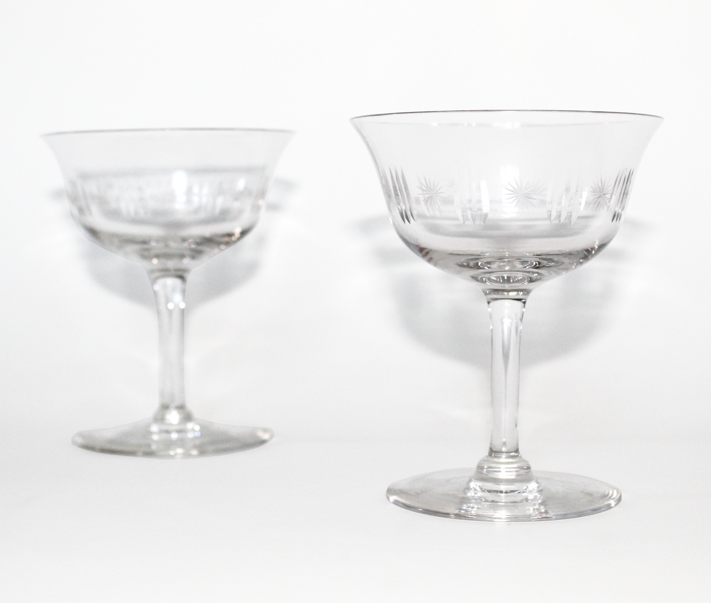 Etched Crystal Stemware