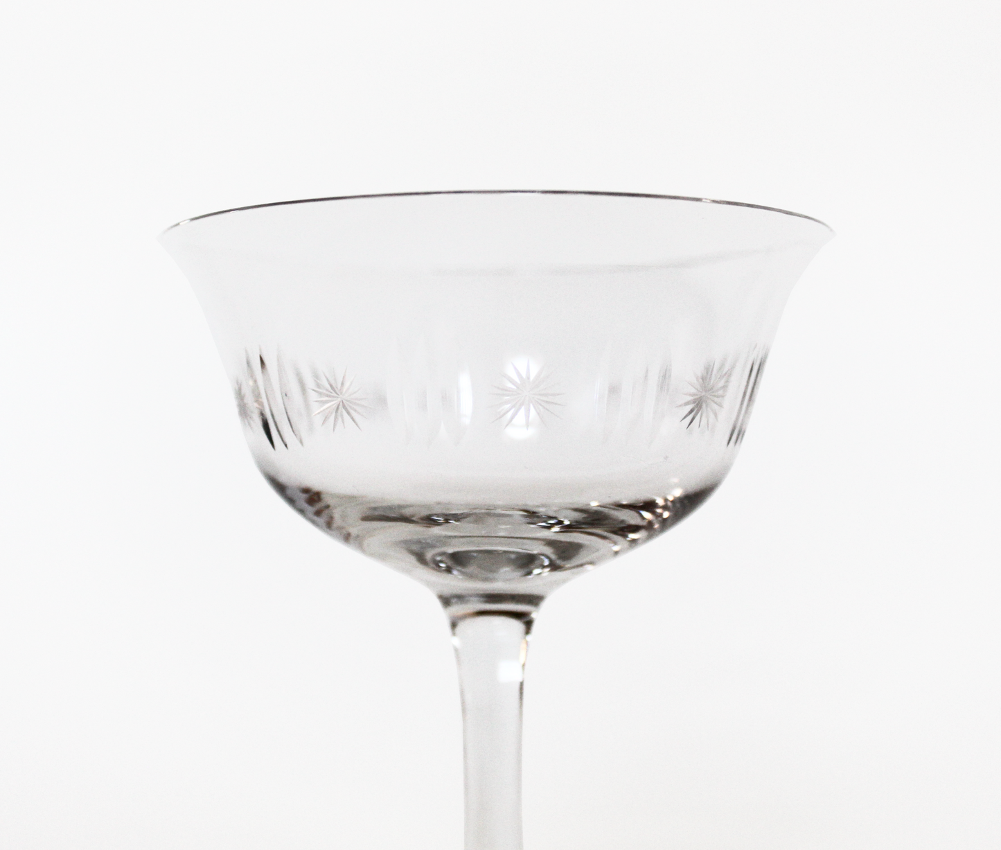 Etched Crystal Stemware