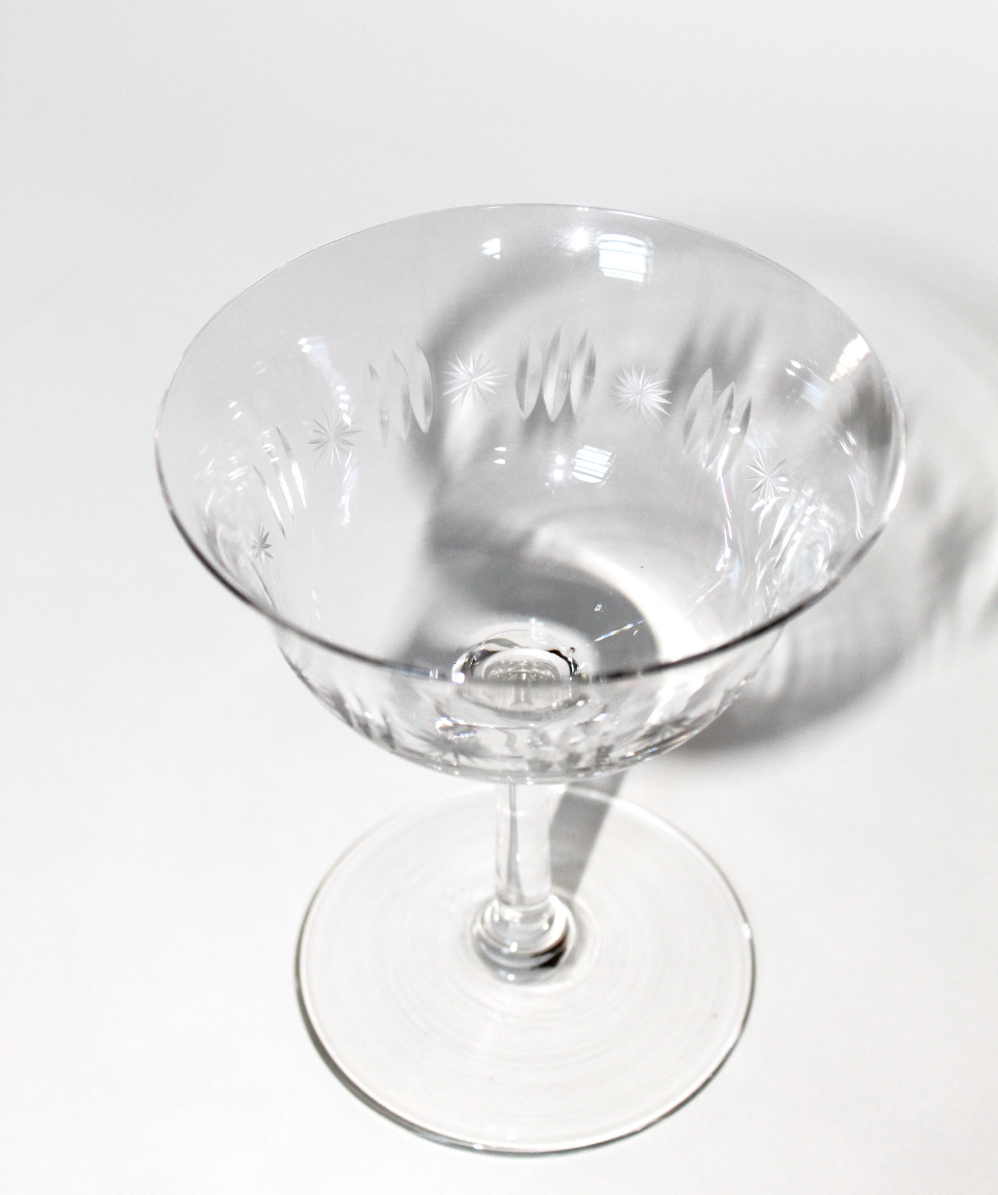 Etched Crystal Stemware