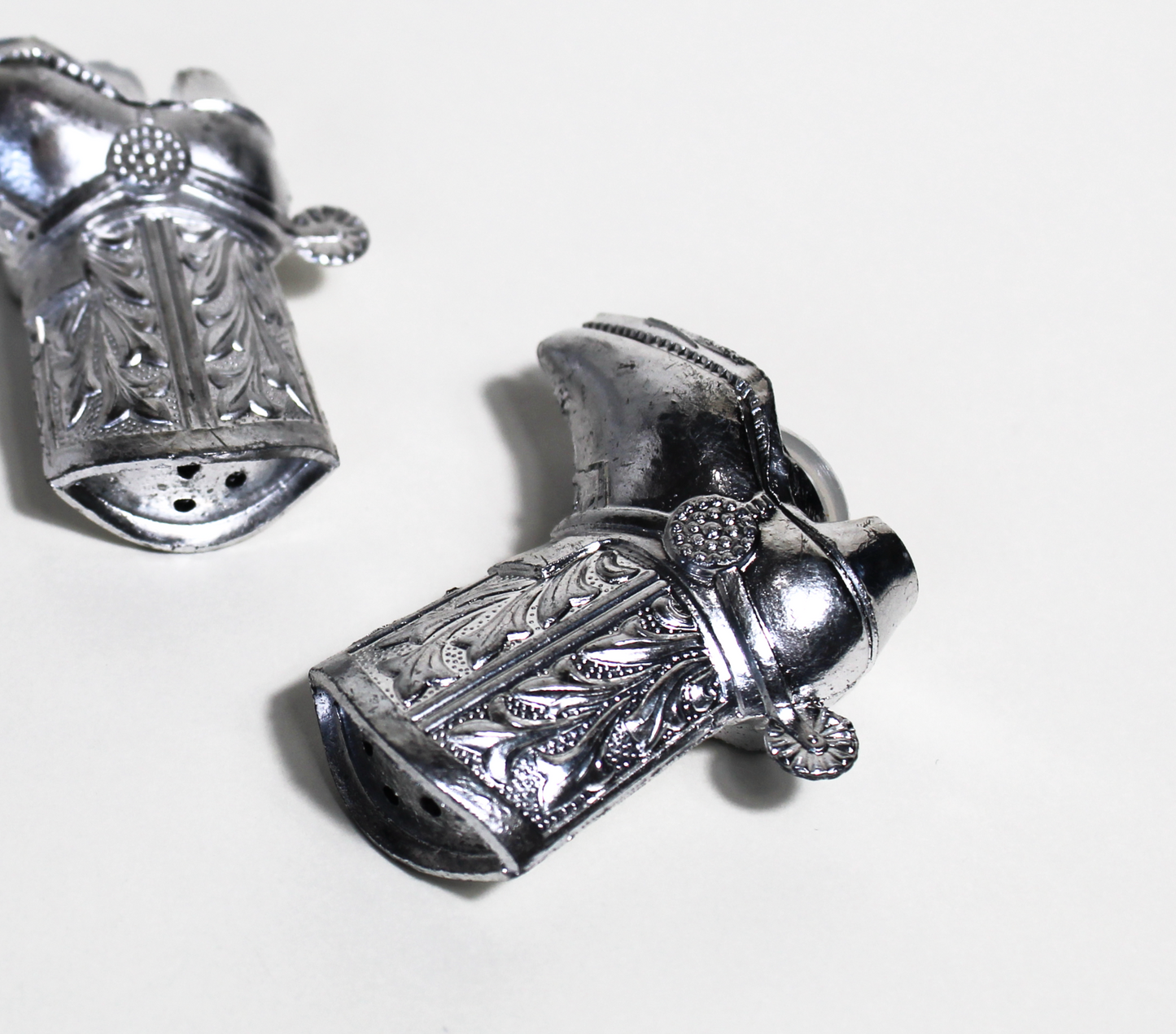 Silver Cowboy Boot S&P Shakers