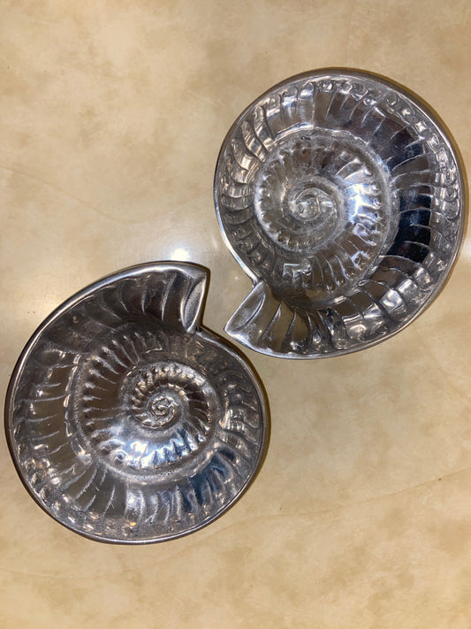 Nautilus Shell Cast Aluminum Bowl